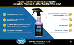 Poli Glow Poli Super Spray foaming action lifts dirt for a spotless finish