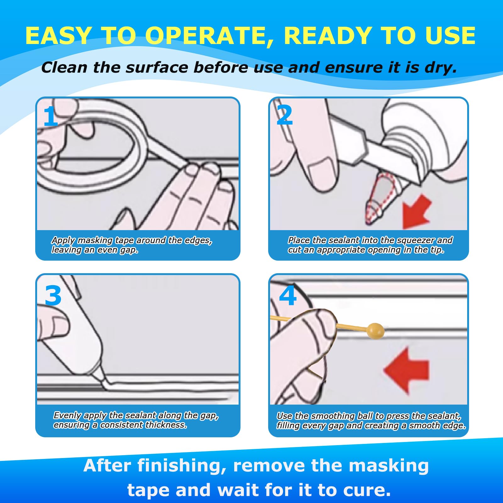 POLIXEL Black RTV sealant on kitchen sink seam highlights moisture-proof sealing.