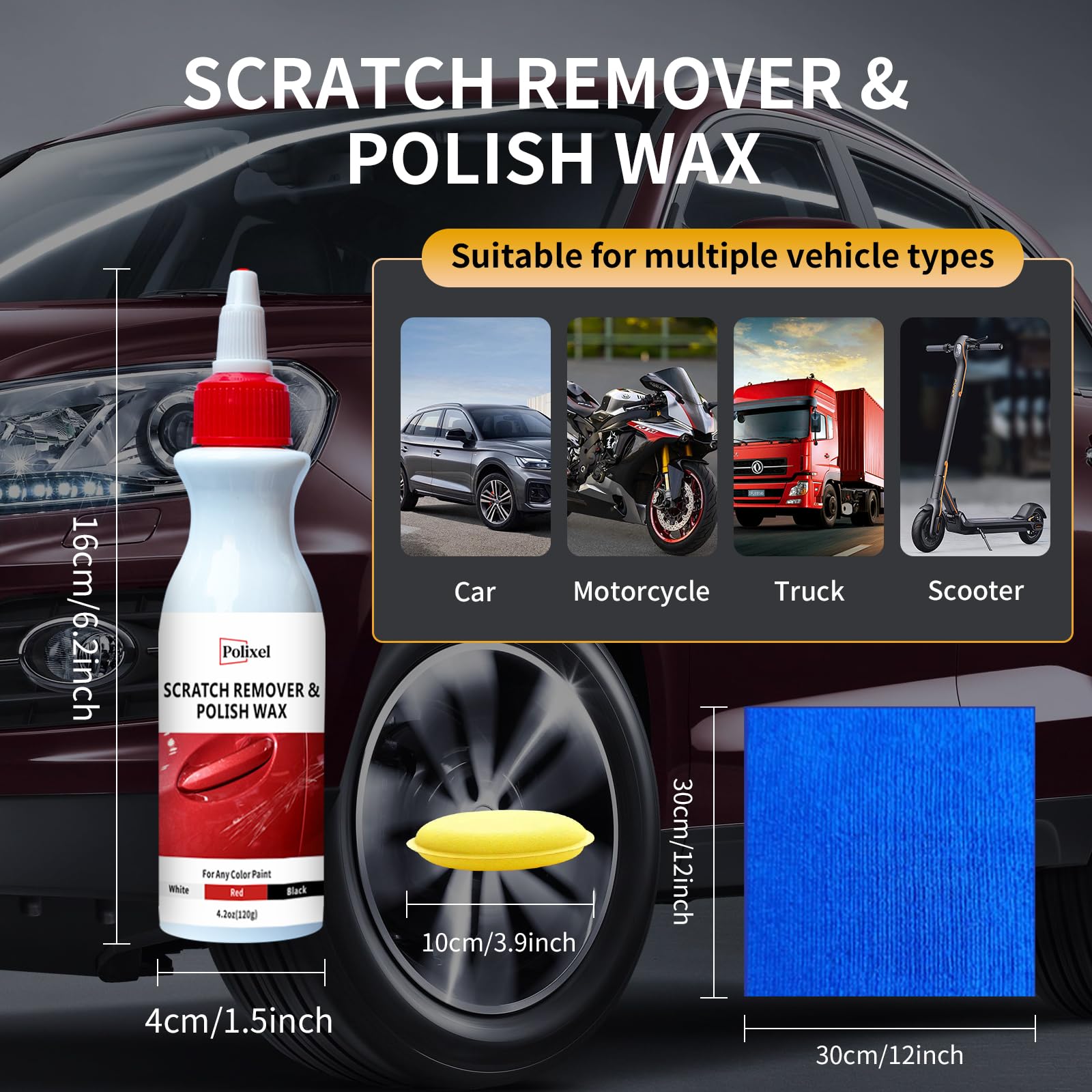 POLIXEL safe-for-all-colors polish maintains color integrity without whitening