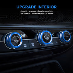 Polodunn Civic knob cover for AC controls adds a refined metallic touch and protection.