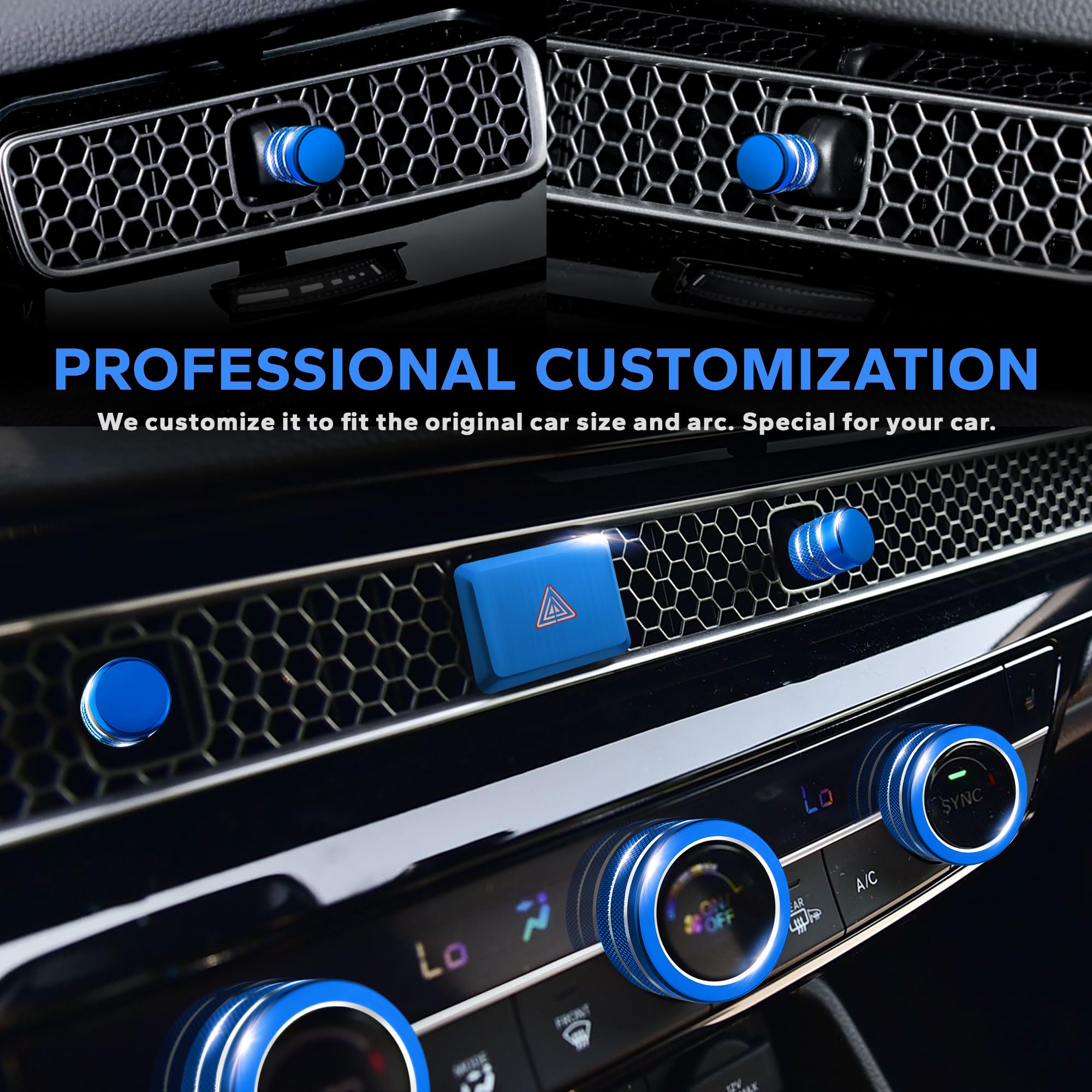 Polodunn Civic knob cover around audio controls improves grip and conceals wear.