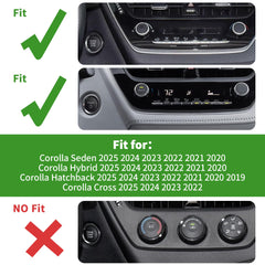 Polodunn Corolla knob trim CNC-threaded surface for easier knob turns