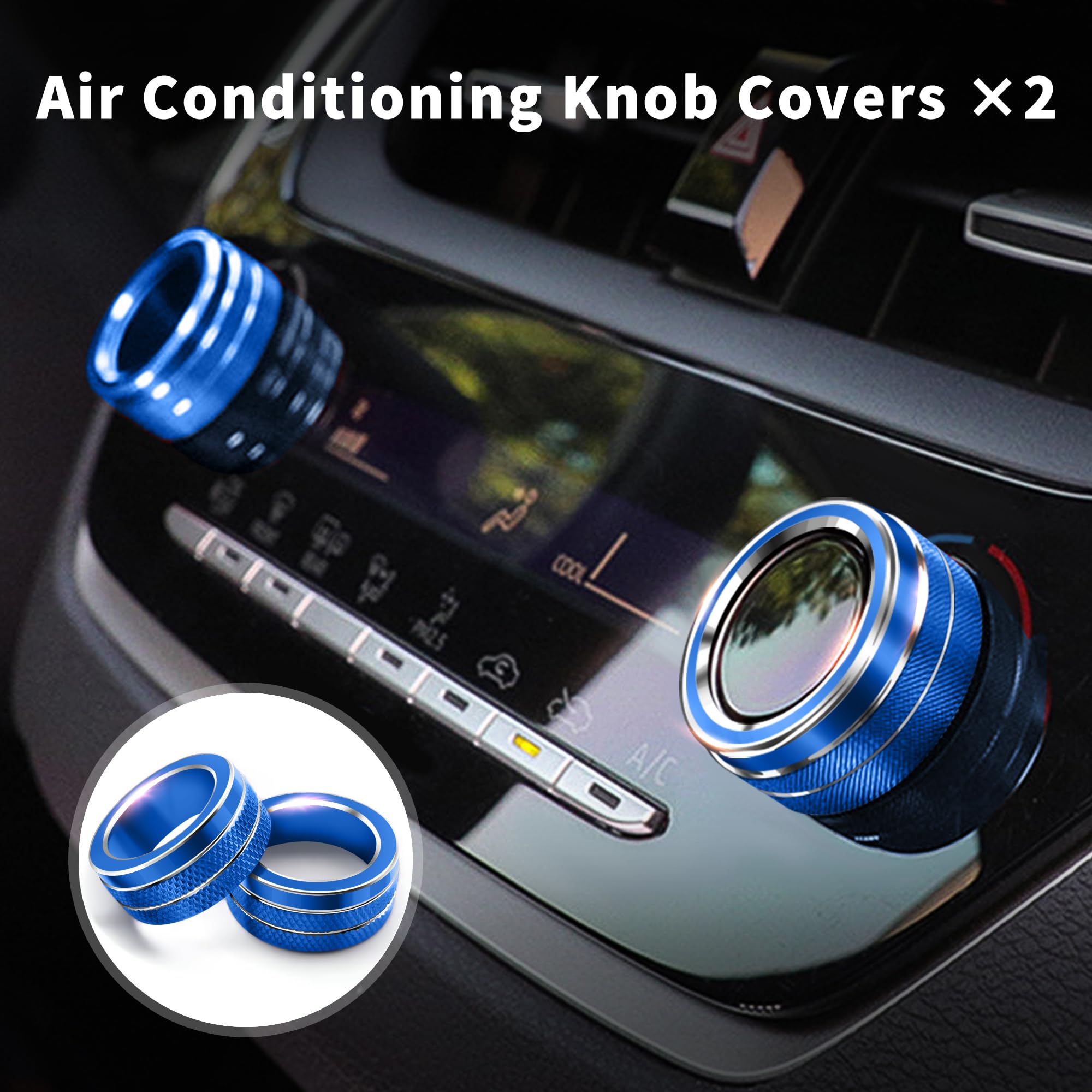 Polodunn Corolla knob trim metallic accents conceal scratches