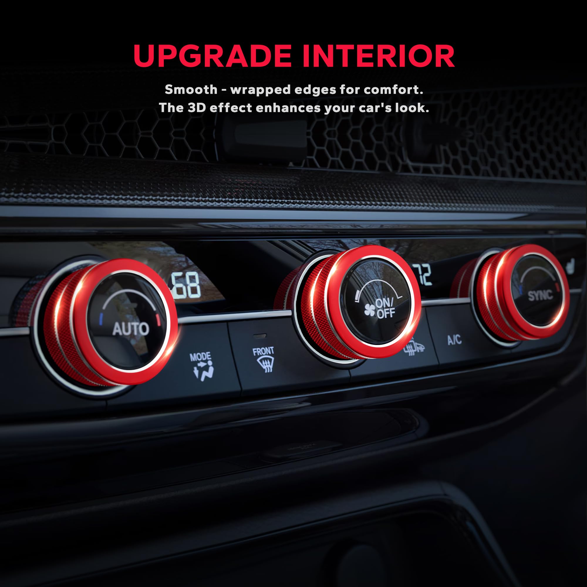Polodunn knob cover kit audio knob protects surface while upgrading interior style.