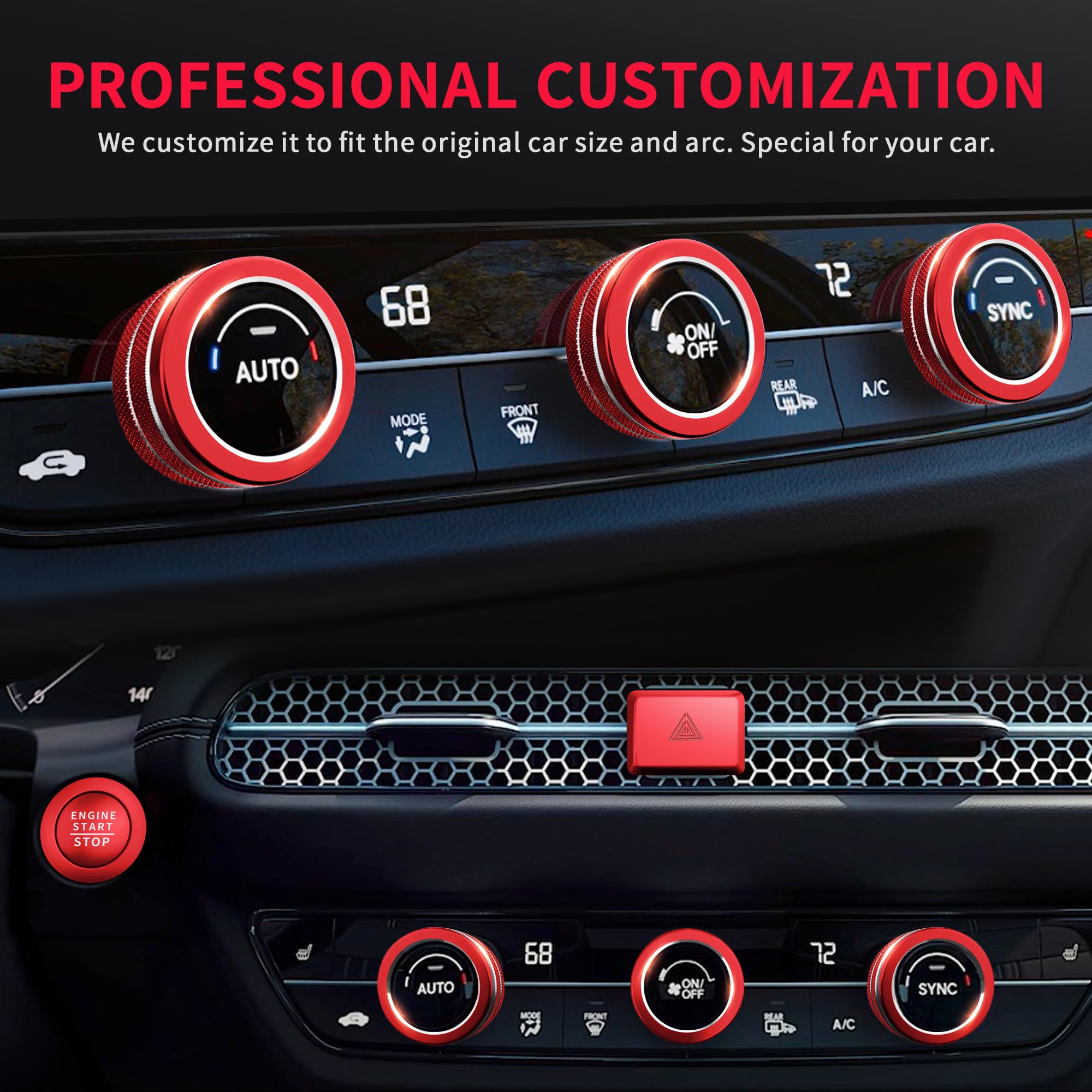 Polodunn knob cover trim for HRV enhances grip and style.