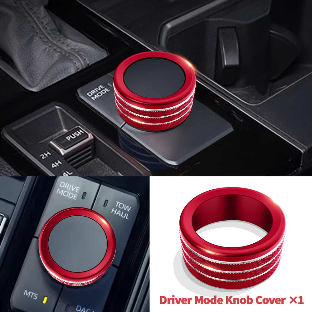 Polodunn volume knob red cover improves tactile control and cabin aesthetics.