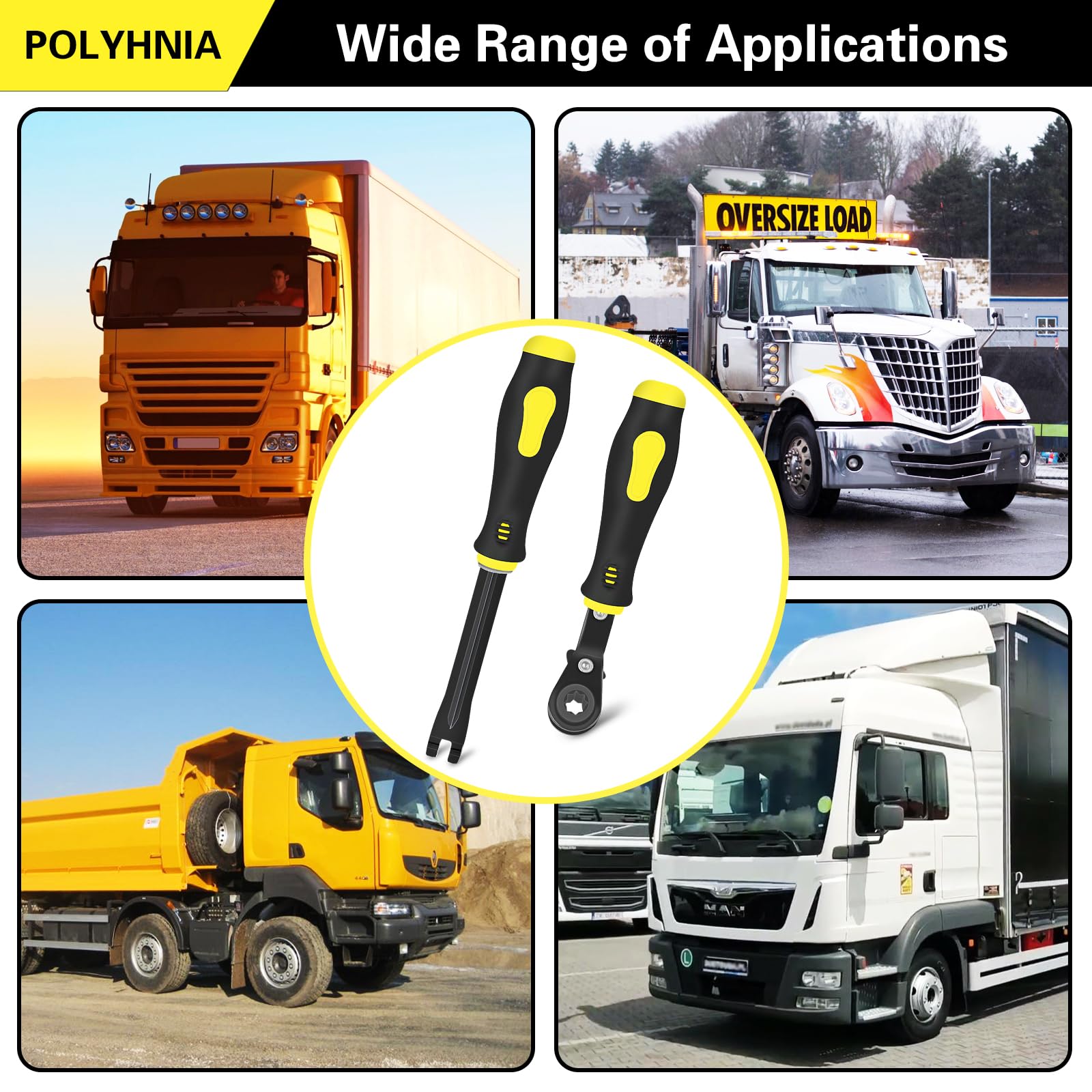 POLYHNIA high-quality tools designed for fast, efficient air-brake maintenance tasks