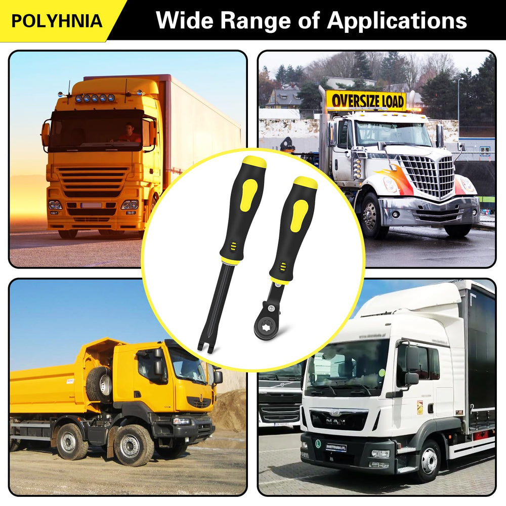 POLYHNIA high-quality tools designed for fast, efficient air-brake maintenance tasks