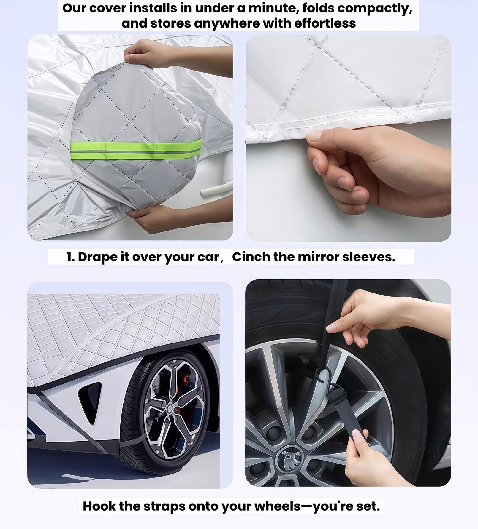 PONYBRO easy-clean-surface wipes clean quickly after use