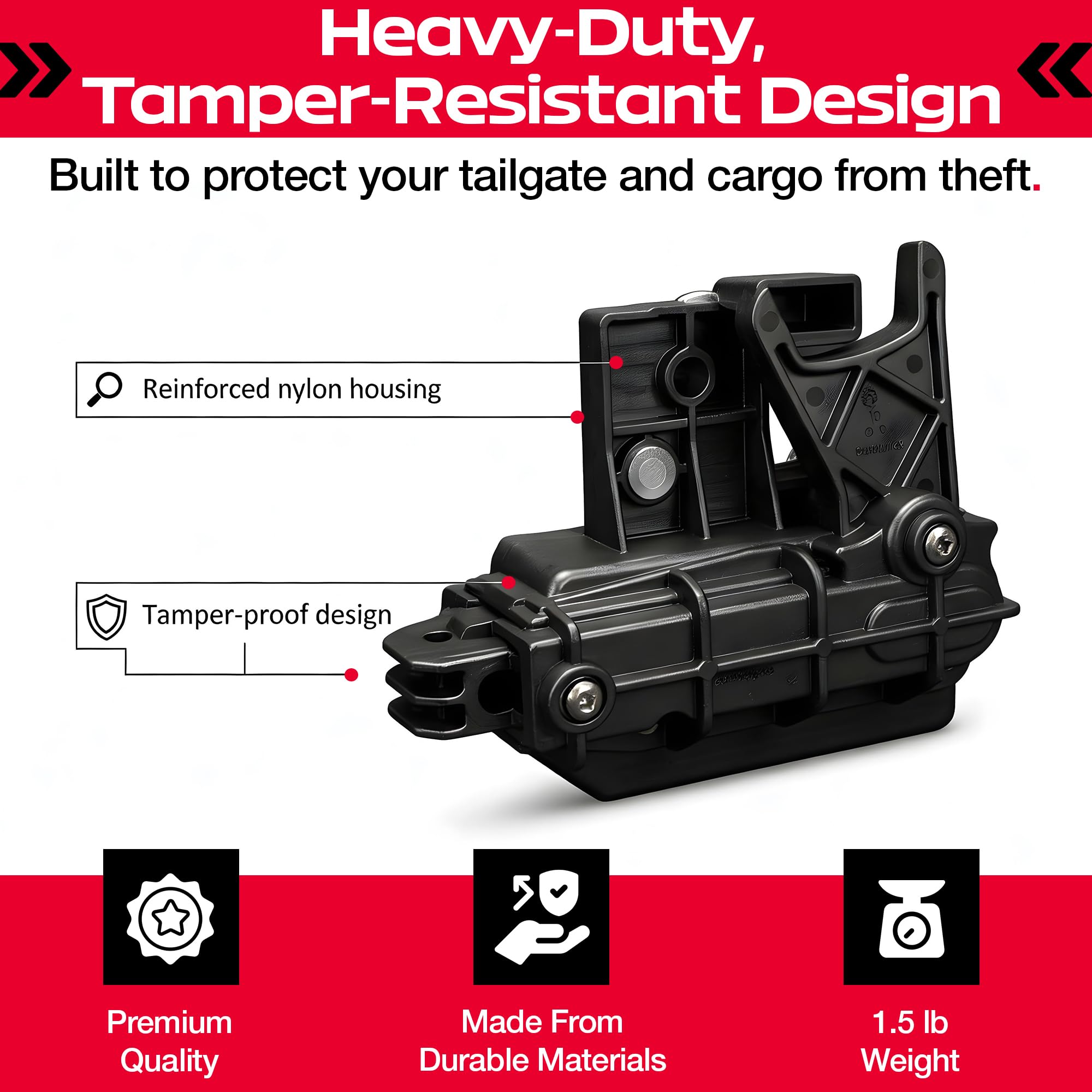 Long-bed compatibility option ensures a proper fit across Tacoma configurations.