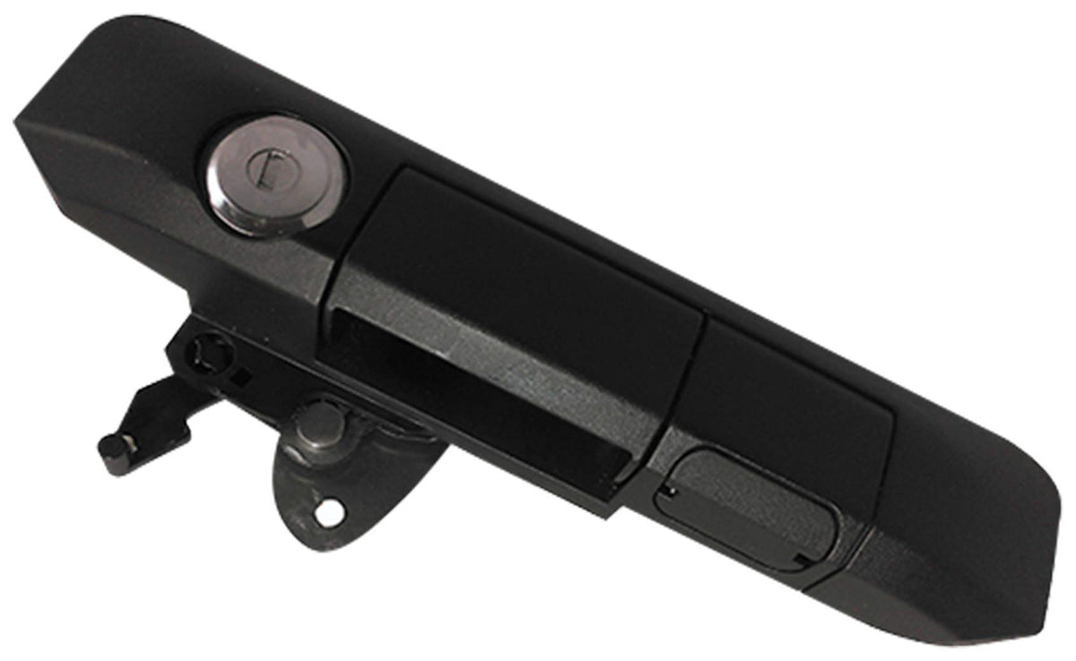 Pop & Lock PL5400 tailgate lock front view with factory-style fit for Tacoma