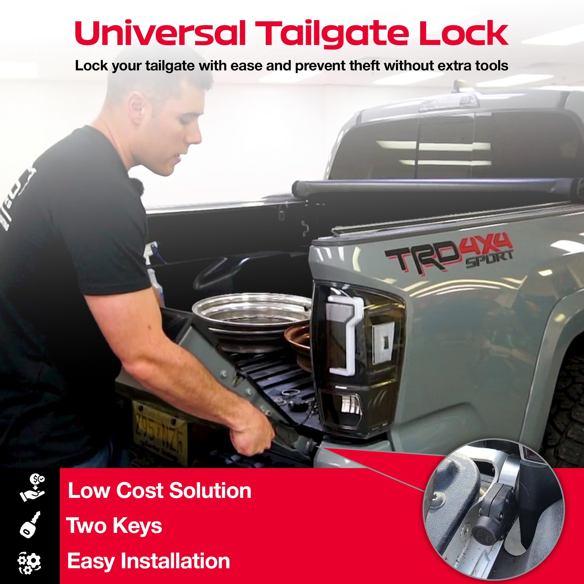 Pop & Lock PL9900 easy installation demonstrates tool-free setup