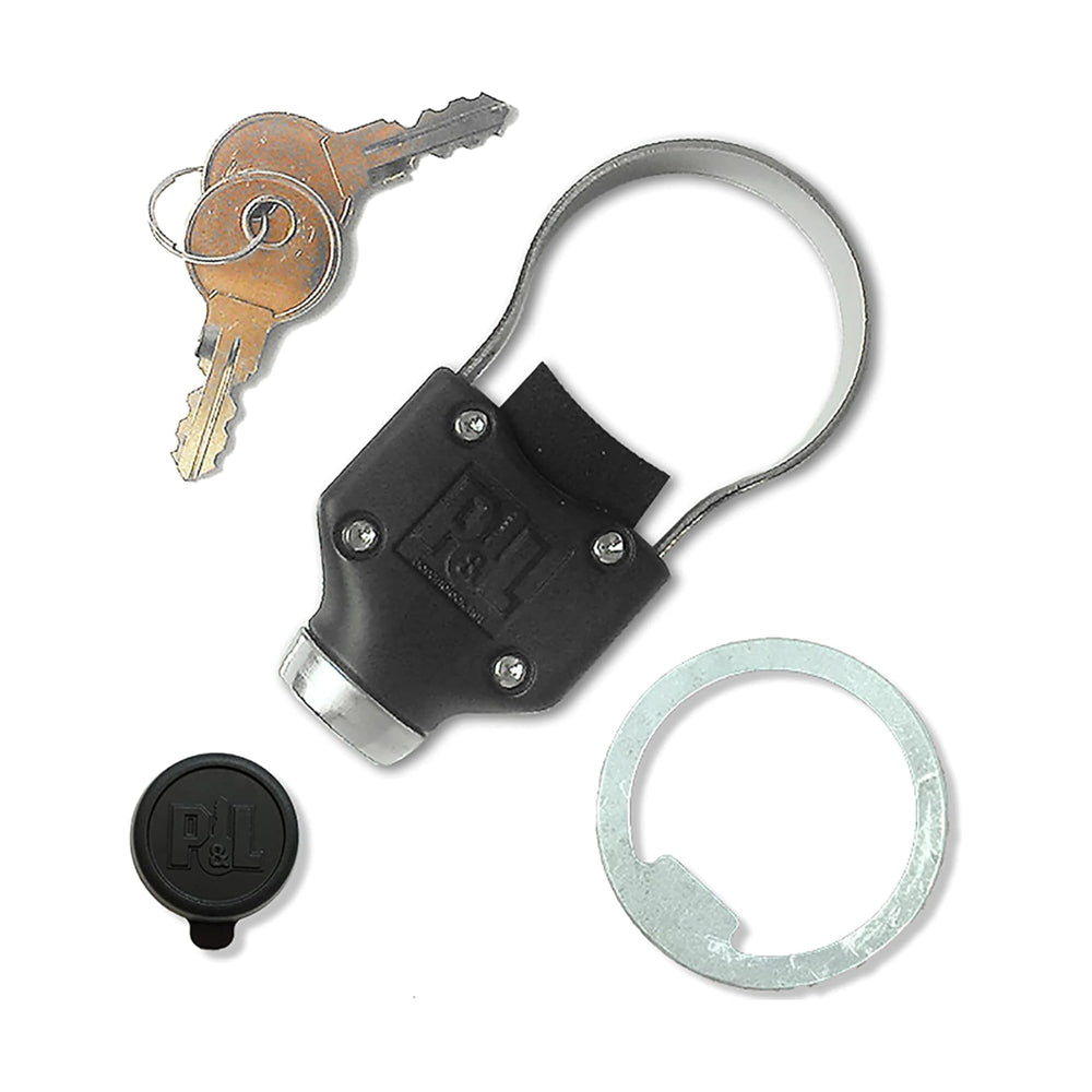 Pop & Lock PL9900 tailgate lock on a truck enhances cargo security