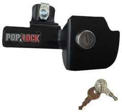 Pop & Lock tailgate lock assembly close-up demonstrating precise fit and easy operation.