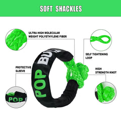 POPBULL off‑road recovery setup demonstrating practical vehicle recovery.