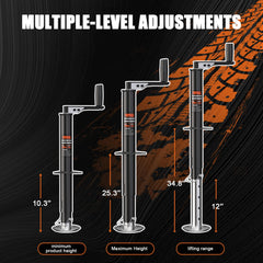 POPBULL adjustable drop leg with 5 levels fits varied ground.