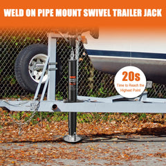 POPBULL trailer jack drill compatibility enables quick height adjustments.