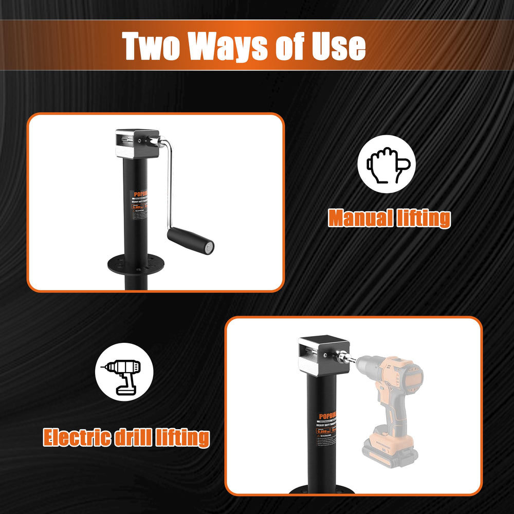 POPBULL extended-handle manual operation for reliable lifting