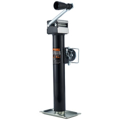 POPBULL trailer jack side view with 5,000 lb capacity for stable towing
