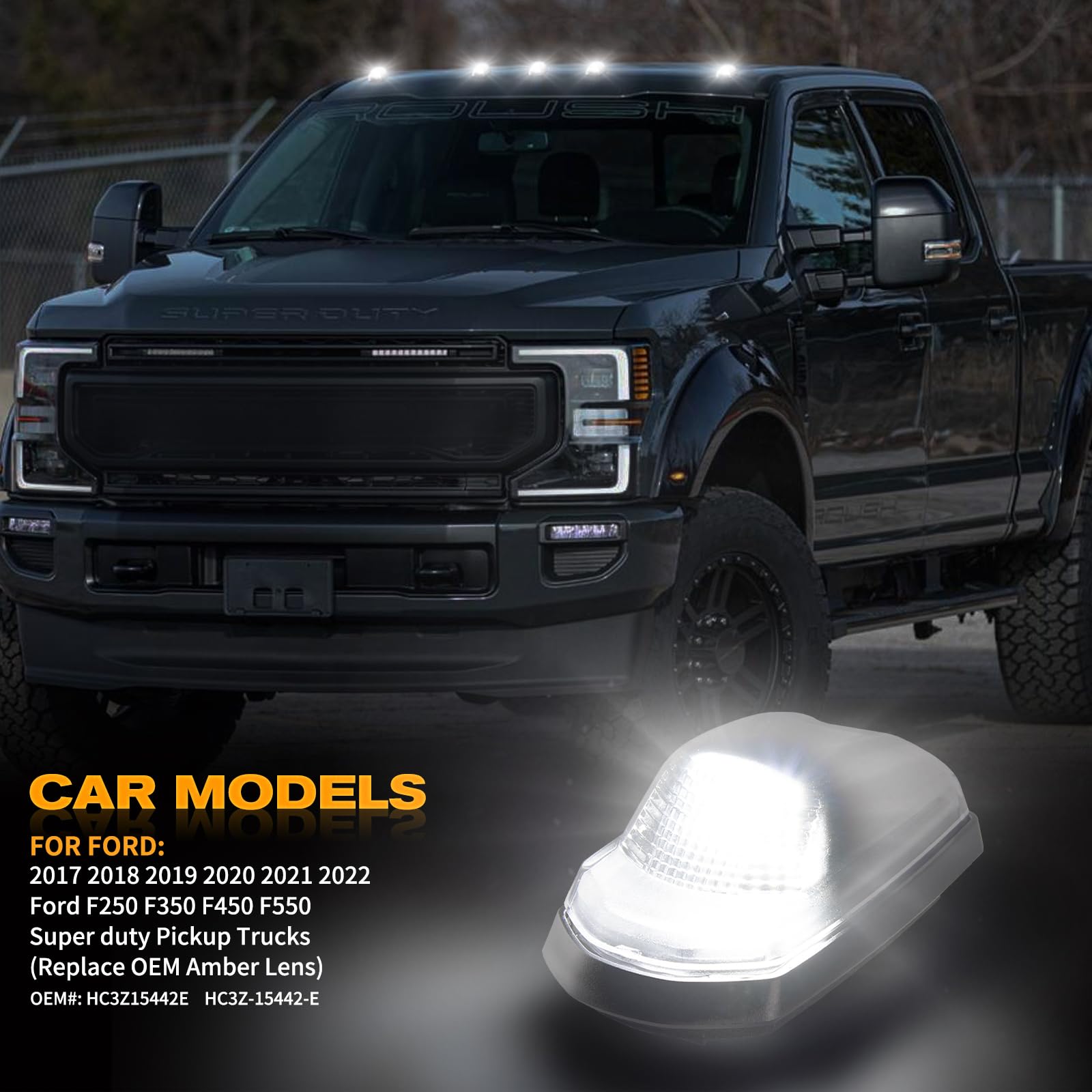 POPMOTORZ LED cab marker lamps lens detail for weather resistance