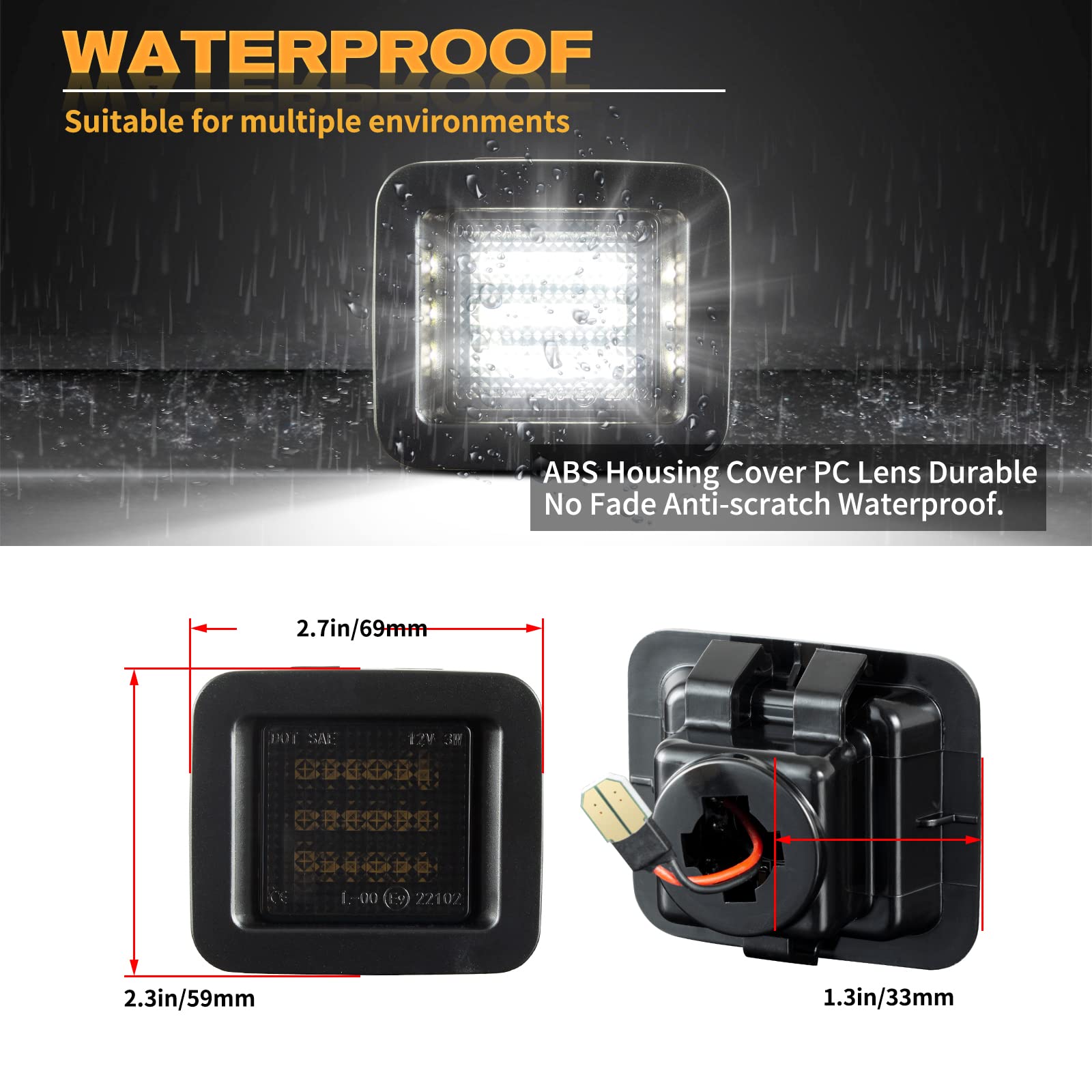 POPMOTORZ weatherproof ABS shell withstands harsh weather