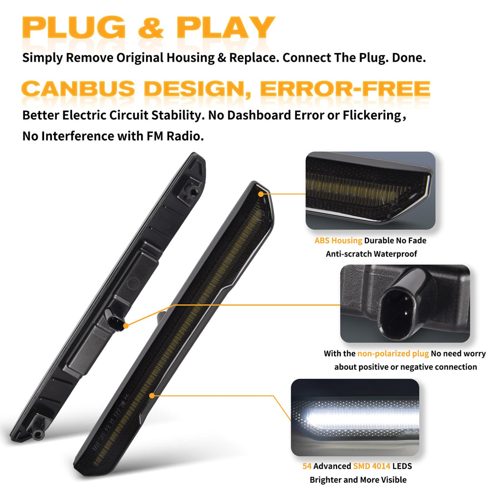 POPMOTORZ smoke-lens front marker improves style and safety