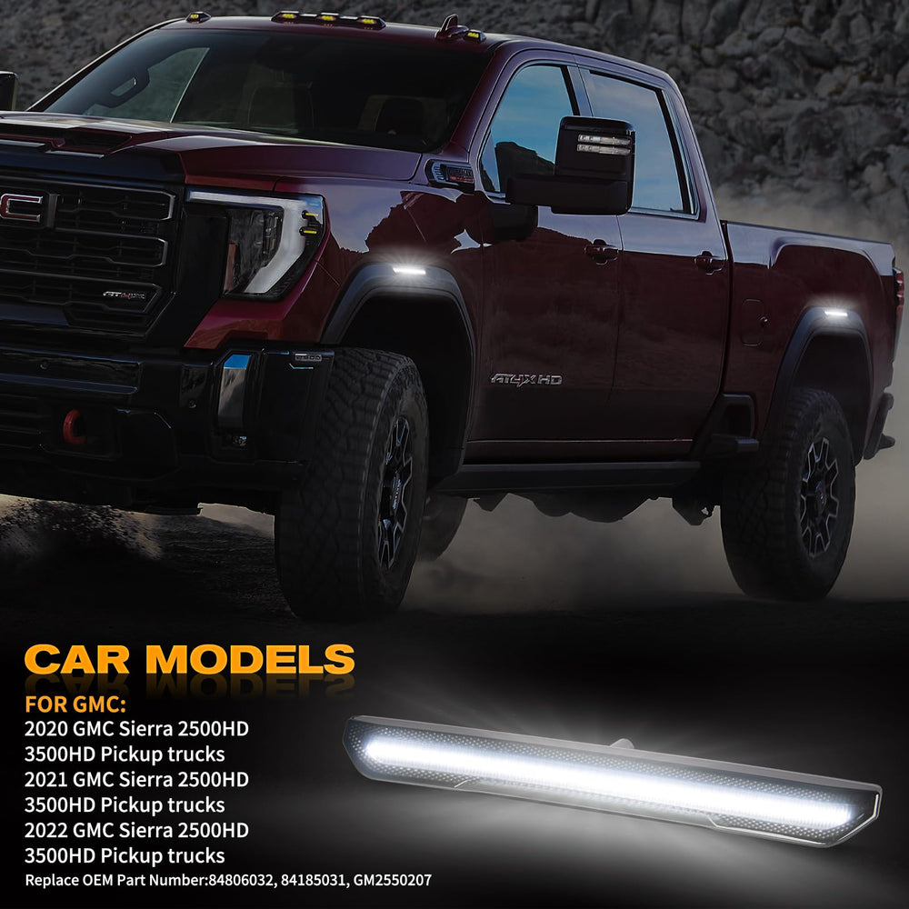 POPMOTORZ Sierra rear fender LED marker enhances signaling