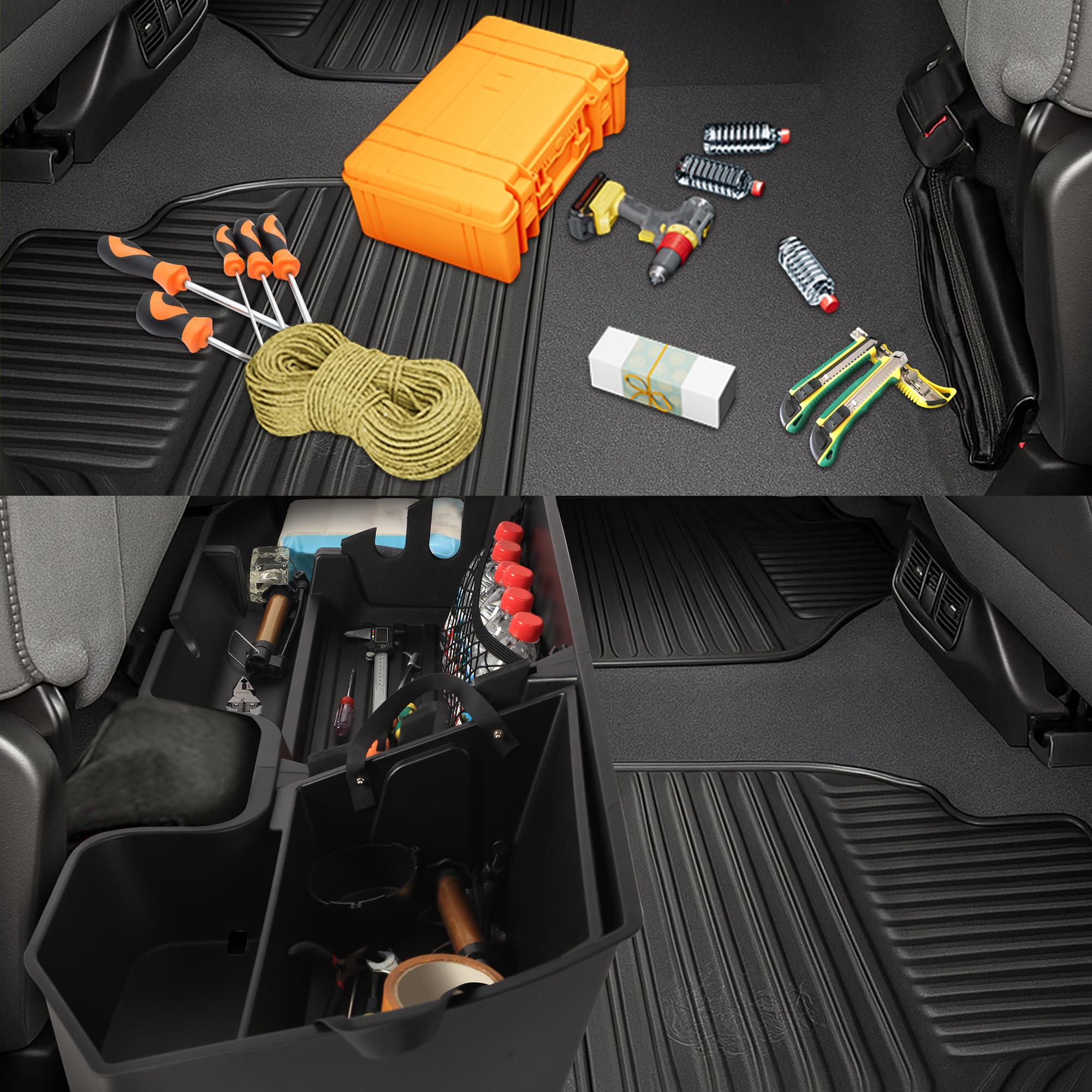POPSTORE installation kit with screws ensures a tight no-drill fit.