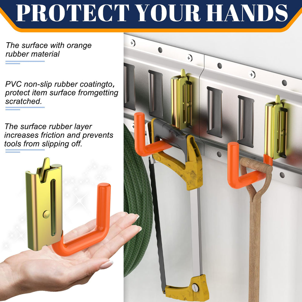 POROHOM E-Track J Hooks offer universal compatibility with E-Track and X-Track rails