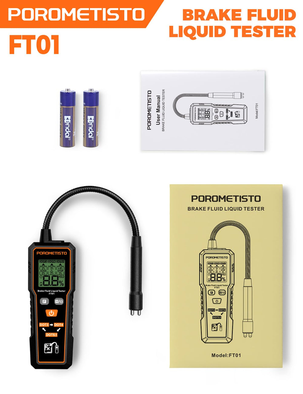POROMETISTO FT01 in use during car maintenance