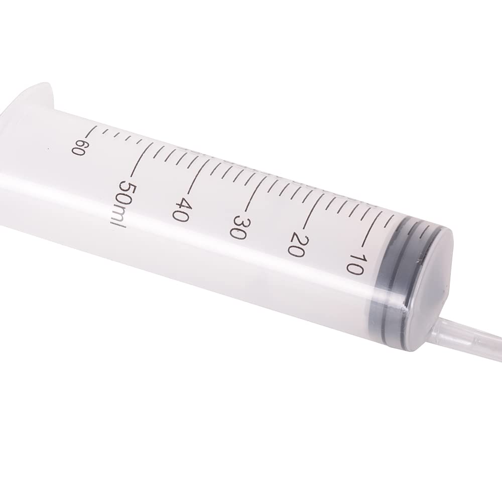 Porotmotor 60ml Measuring Syringe compact capacity for fork maintenance tasks.