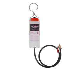 Porotmotor auxiliary fuel tank 500ml with vent—front view, ideal for precise tuning.