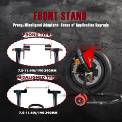 Porotmotor extended handle and non-slip wheels ensure easy setup for maintenance.