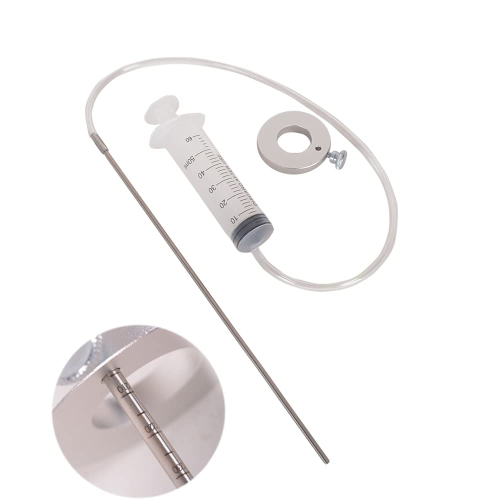 Porotmotor Fork Oil Level Tool showing precise fork level measurement for accurate oil fills.