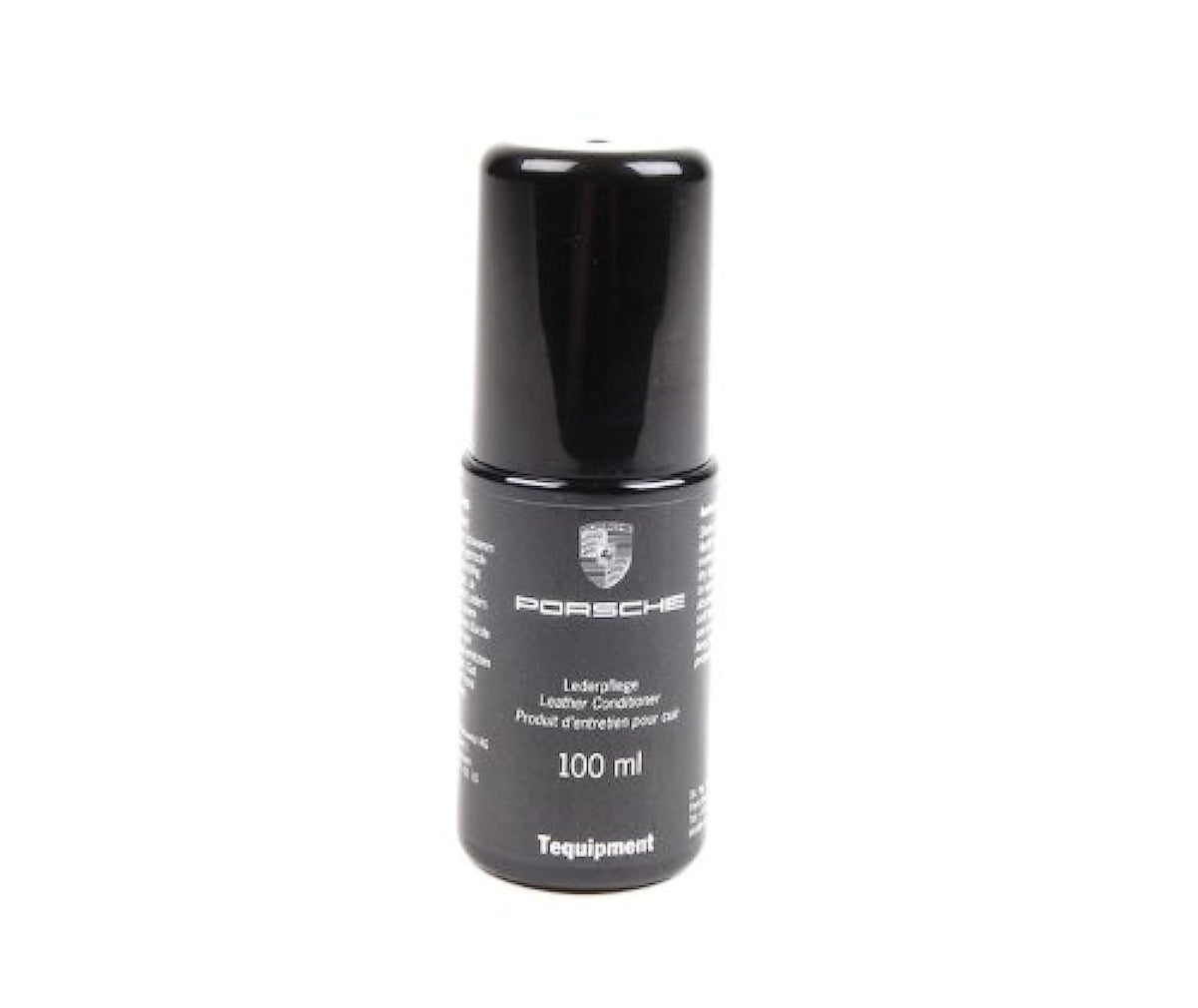 Porsche leather conditioner bottle 100 ml for conditioning and protection.