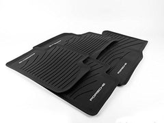 Porsche Macan all-weather front-right mat featuring spill-proof edge for easy cleaning.
