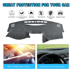 POSAID Camry dash cover tailored to vents and sensors for easy dashboard access.