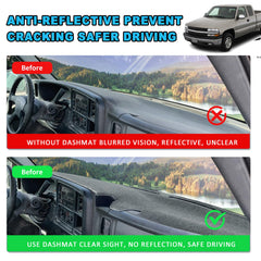POSAID dash cover for 2000-2006 Suburban prevents scratches and glare