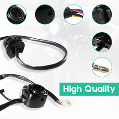 POSENG black housing and button detail, weatherproof durability.