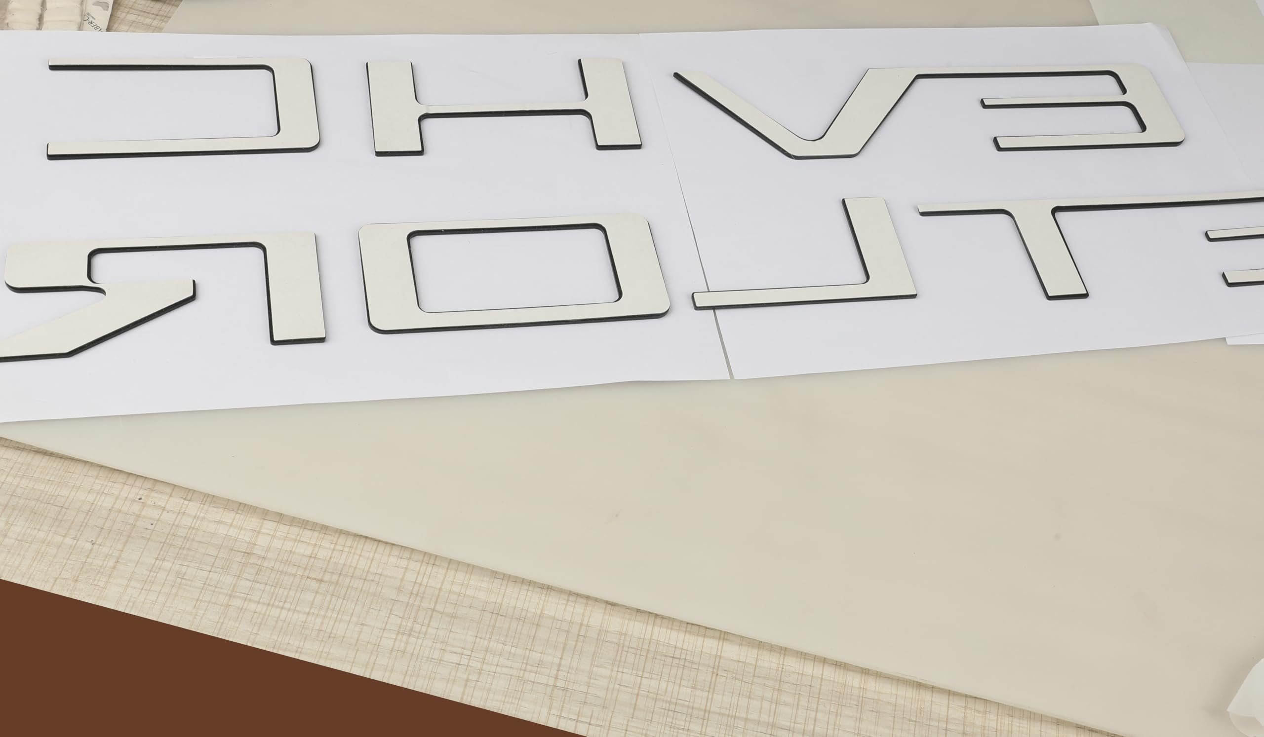 POSPICE tailgate letters during installation step-by-step guide for clean, glossy results.