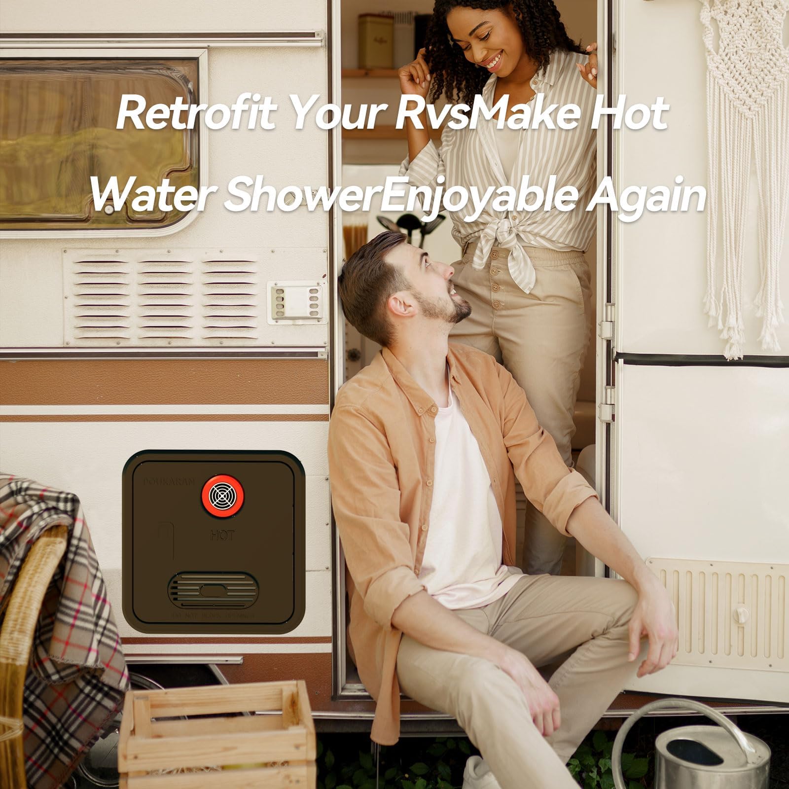 Poukaran safety features, CSA certified, with automatic gas shut-off.