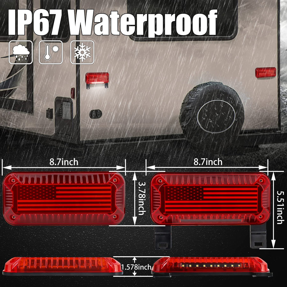 License plate light included to illuminate your plate when running lights are on.