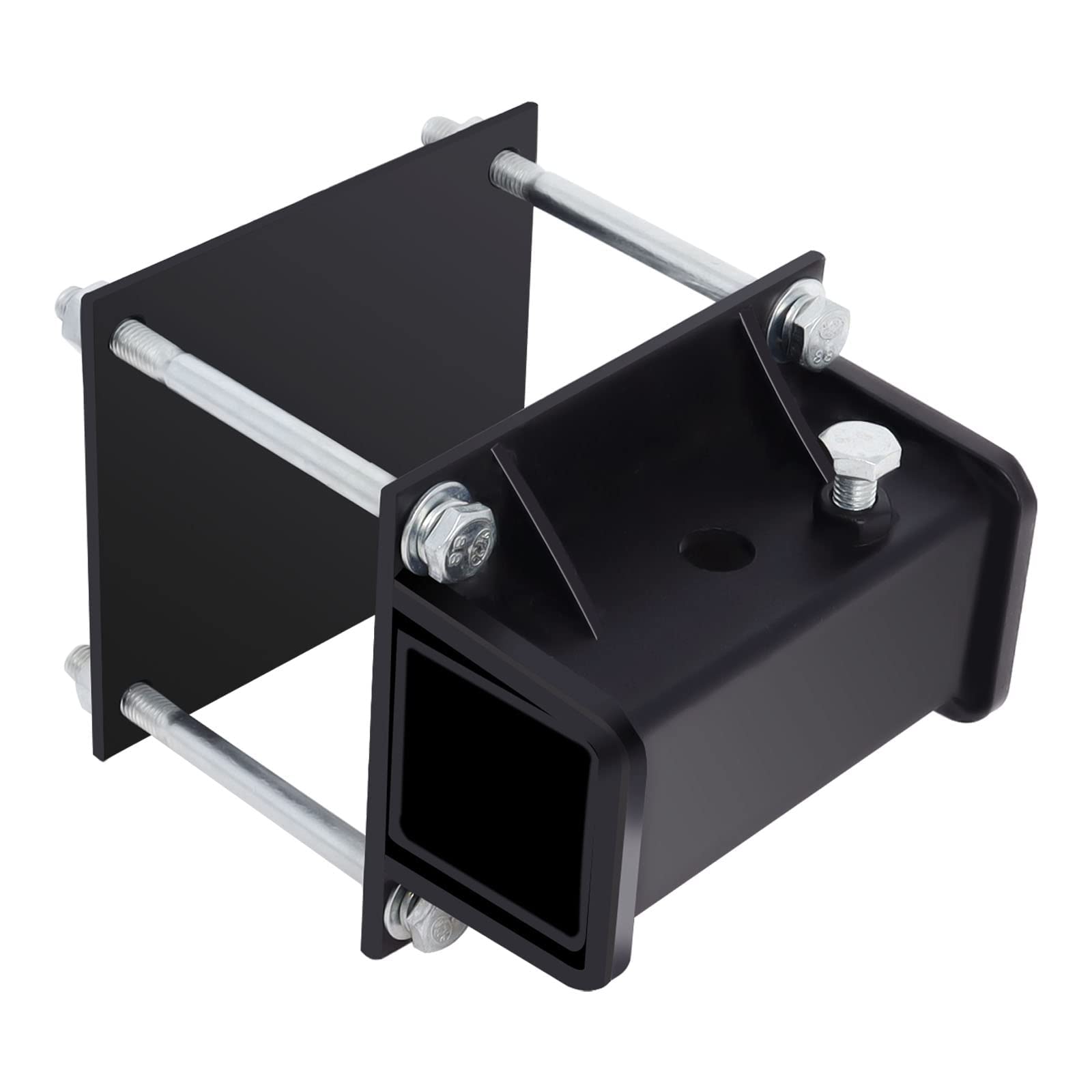 Poweka mount for bike racks and cargo carriers on RV bumper.