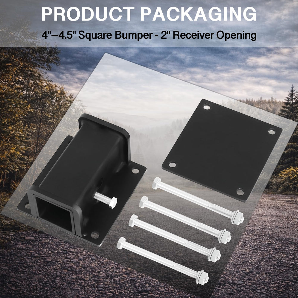 Poweka bolt-on installation with included hardware, no welding required.