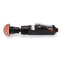 Power Aero Novia pneumatic tire buffer side view highlights lightweight aluminum body for easy handling.