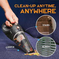 Power Practical handheld vacuum HEPA filter for improved particle capture and easier maintenance.