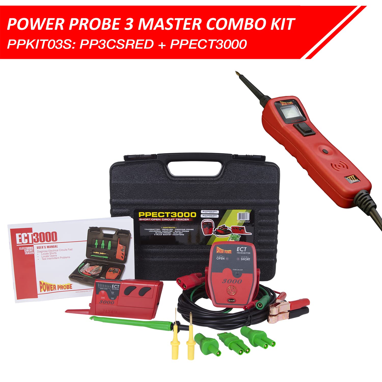 Power Probe 3 Master kit box for portability