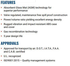 Power Sonic PS-640 label detail communicates safety and quick spec checks.