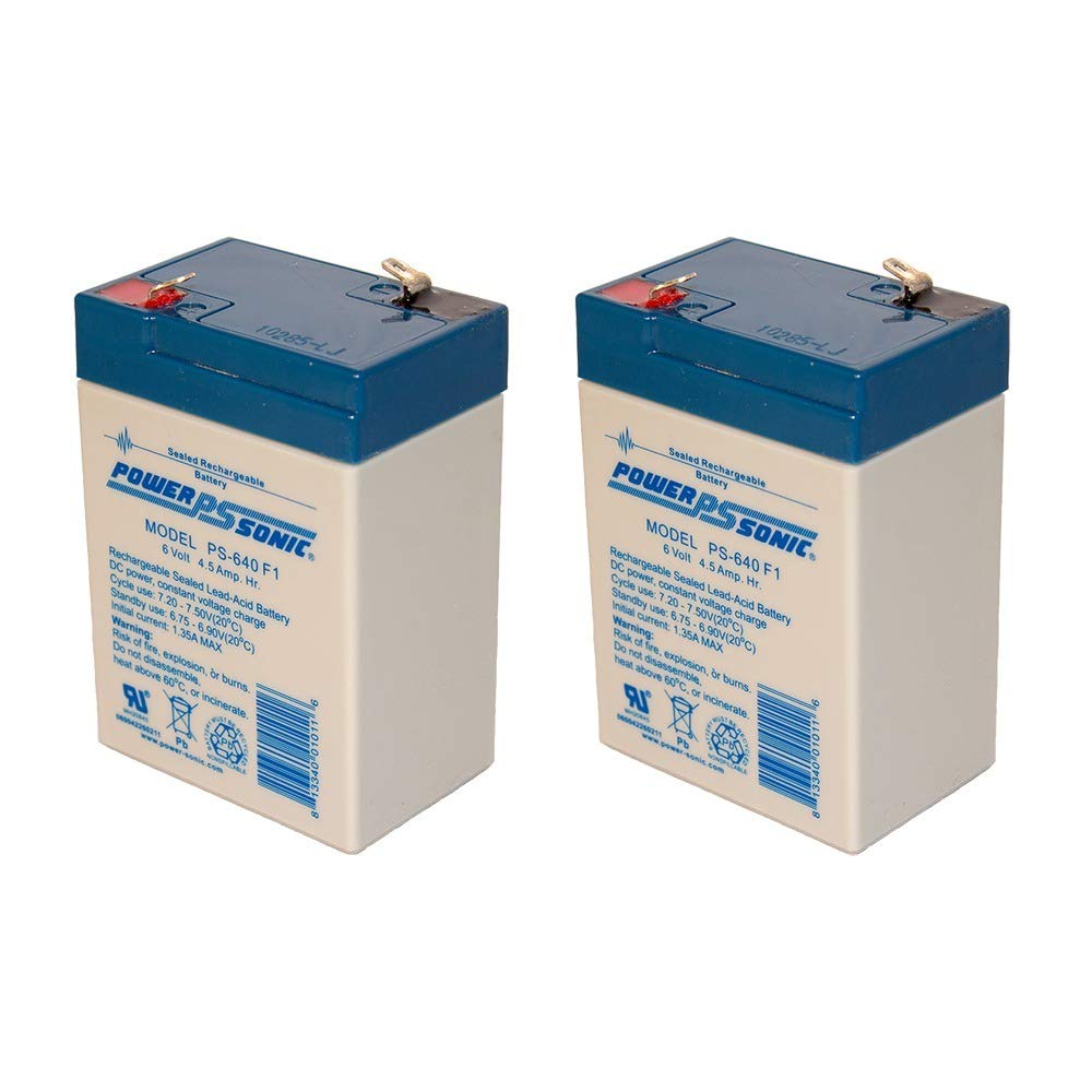 Power Sonic PS-640 with F1 fast-on-tab terminals for quick, secure battery replacements