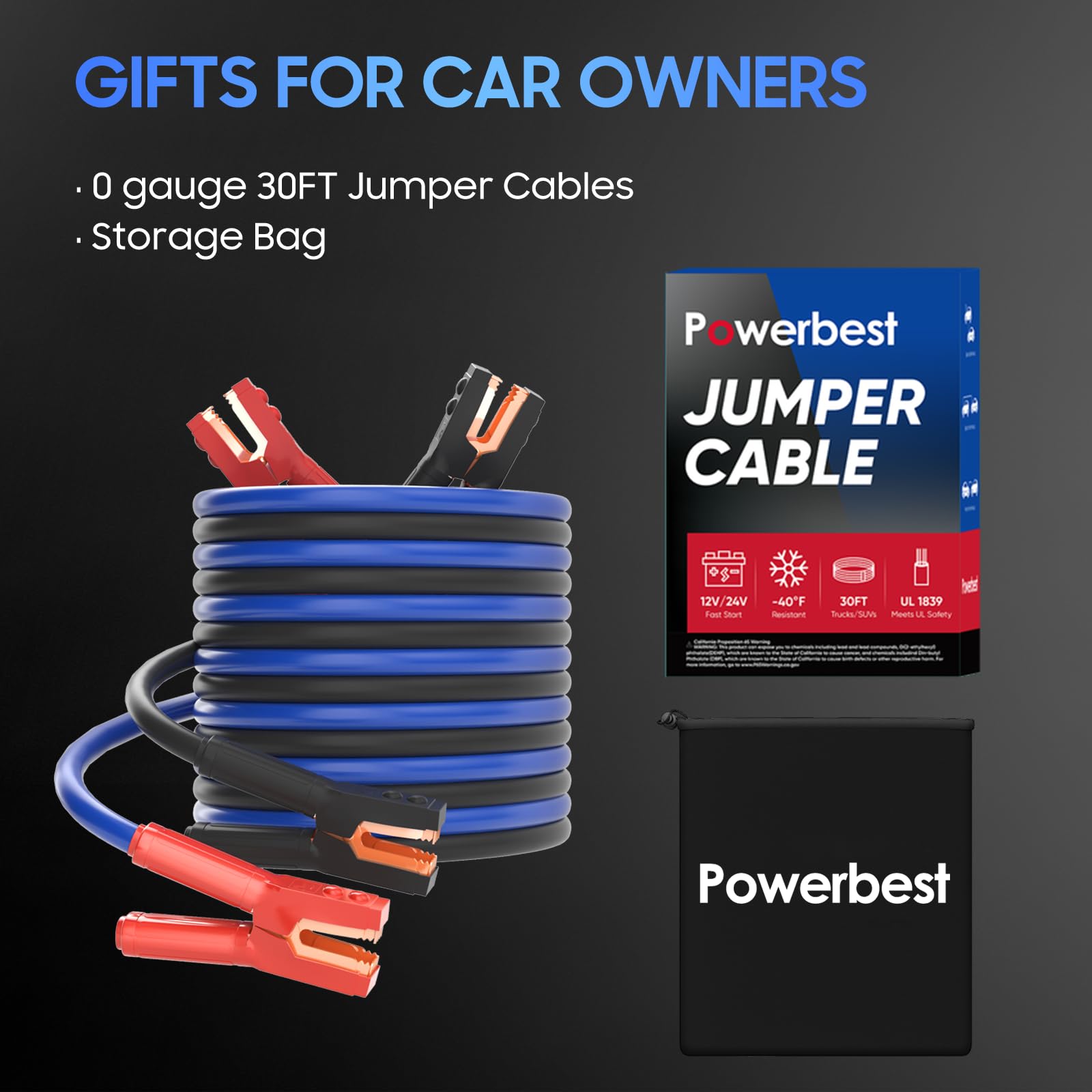 PowerBest carry bag included for organized storage and transport